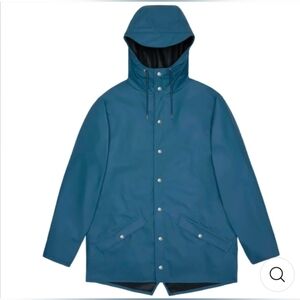 NWT! Rains, UNISEX Jacket, W3 (Waterproof Rating), Pulse, XS, MSRP $110
